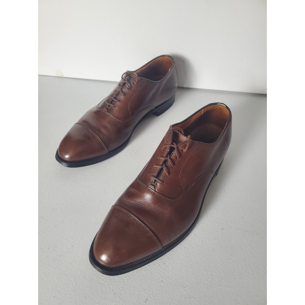 Alden 920 Shoes Mens  Size 9 Straight Tip Bal Oxford  Brown Calf England